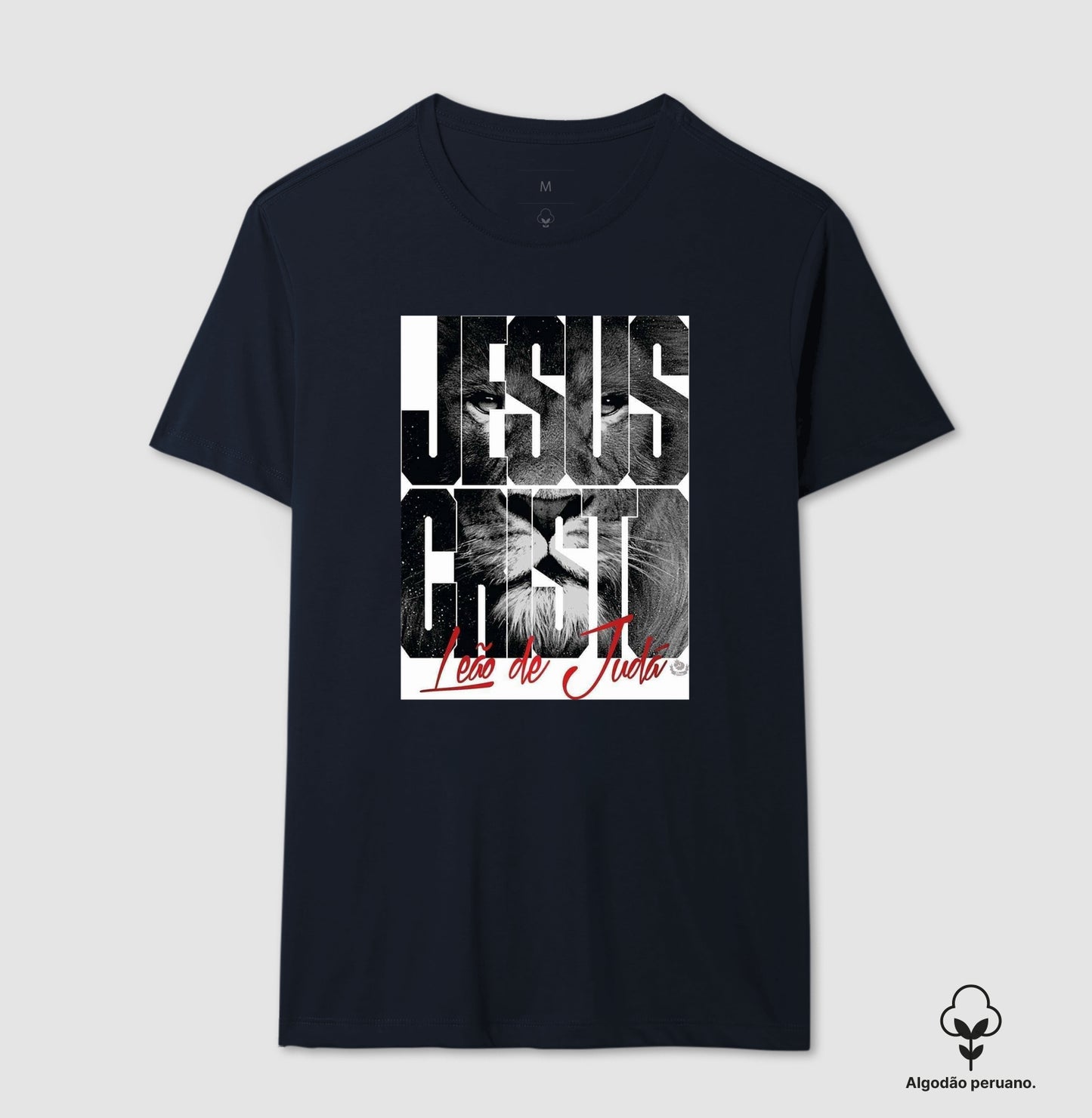 Camiseta Algodão "Leão da Tribo"