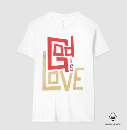 Camiseta Algodão Premium "God is Love 2"