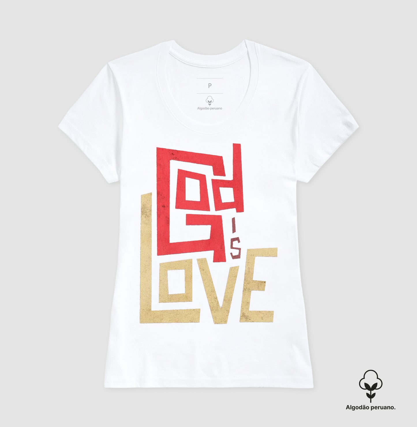 Camiseta Algodão Premium "God is Love 2"