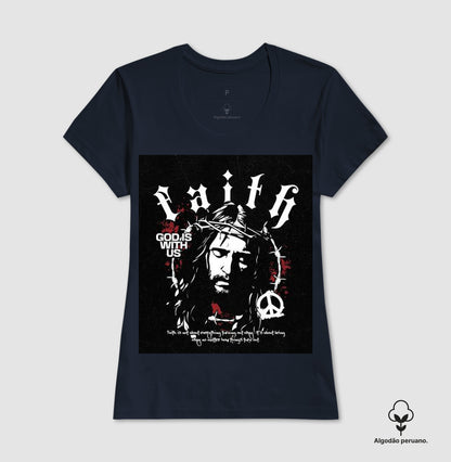 Camiseta Algodão premium "Faith"