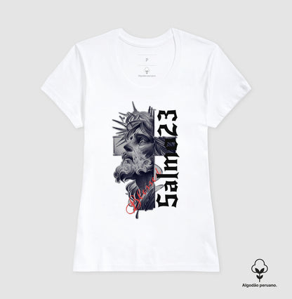 Camiseta Algodão Peruano Salmo 23
