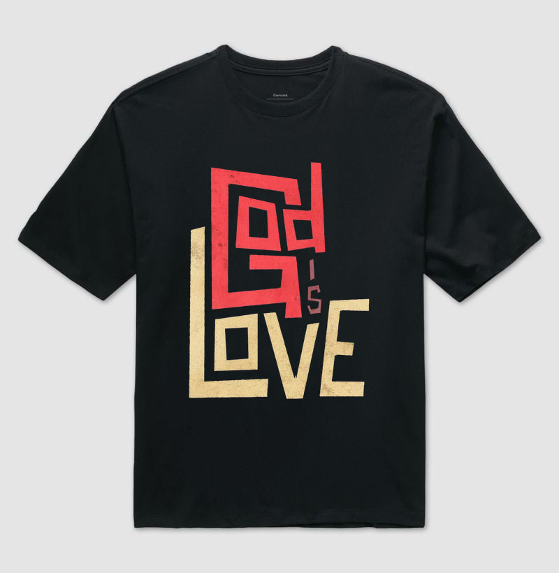 Camiseta Oversized "God is Love 2"