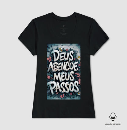 Camiseta Algodão Premium "Abençoados"