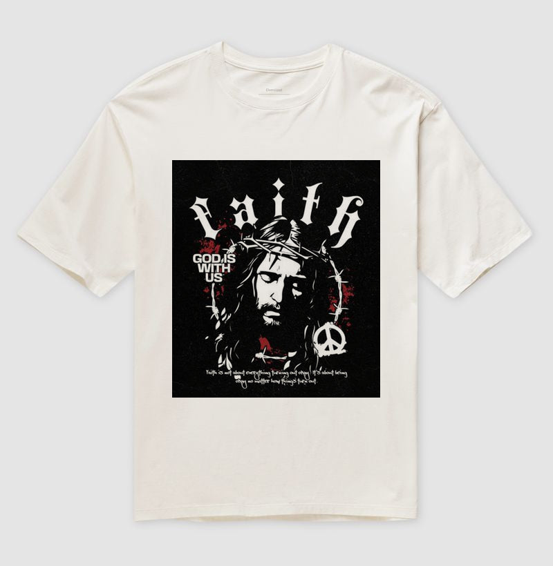 Camiseta Oversized "Faith"