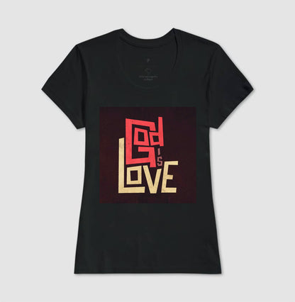 Camiseta Fem "God is Love"