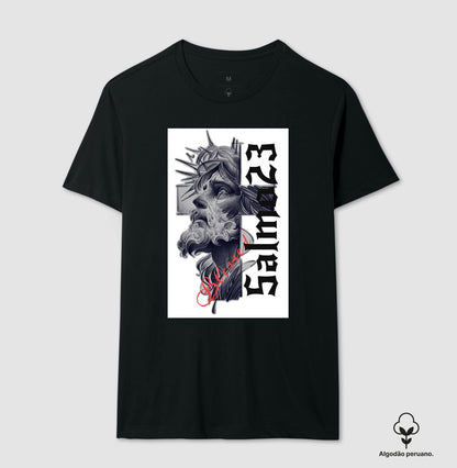 Camiseta Algodão Peruano Salmo 23