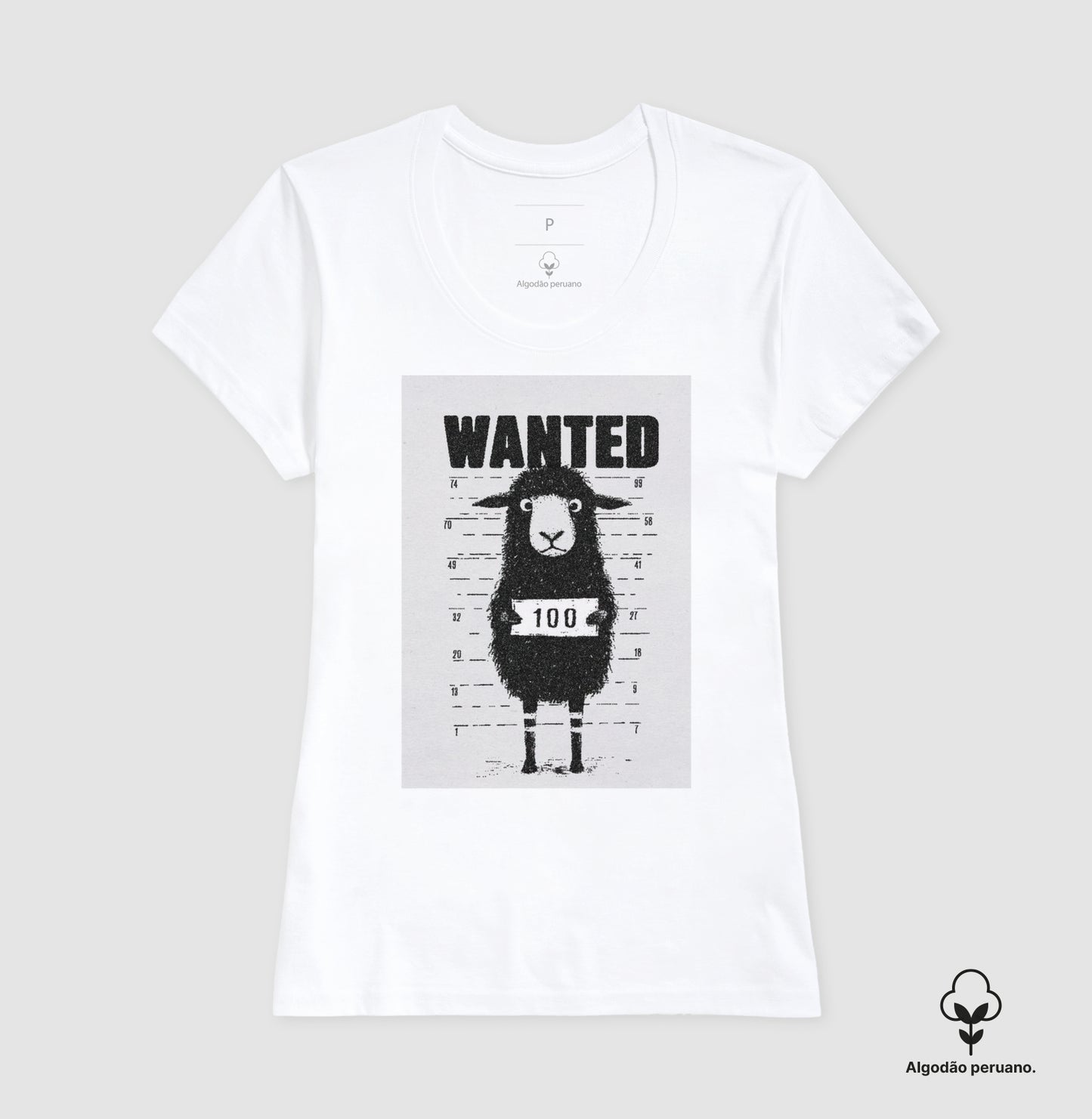 Camiseta Algodão Premium "Black Sheep"