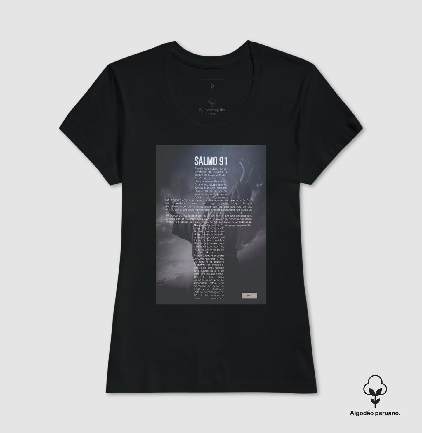 Camiseta Algodão Premium "Salmos Nine One"