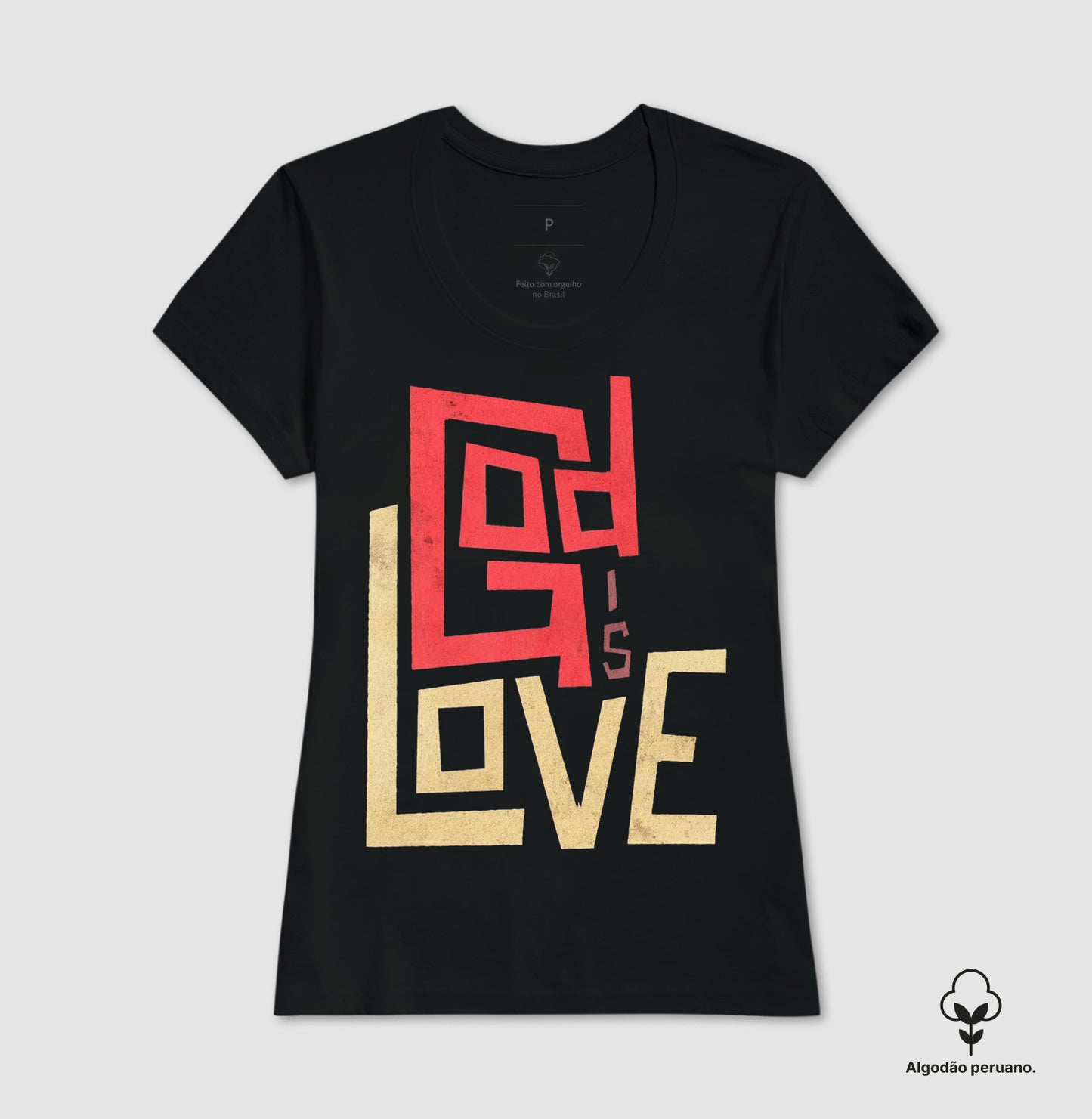 Camiseta Algodão Premium "God is Love 2"