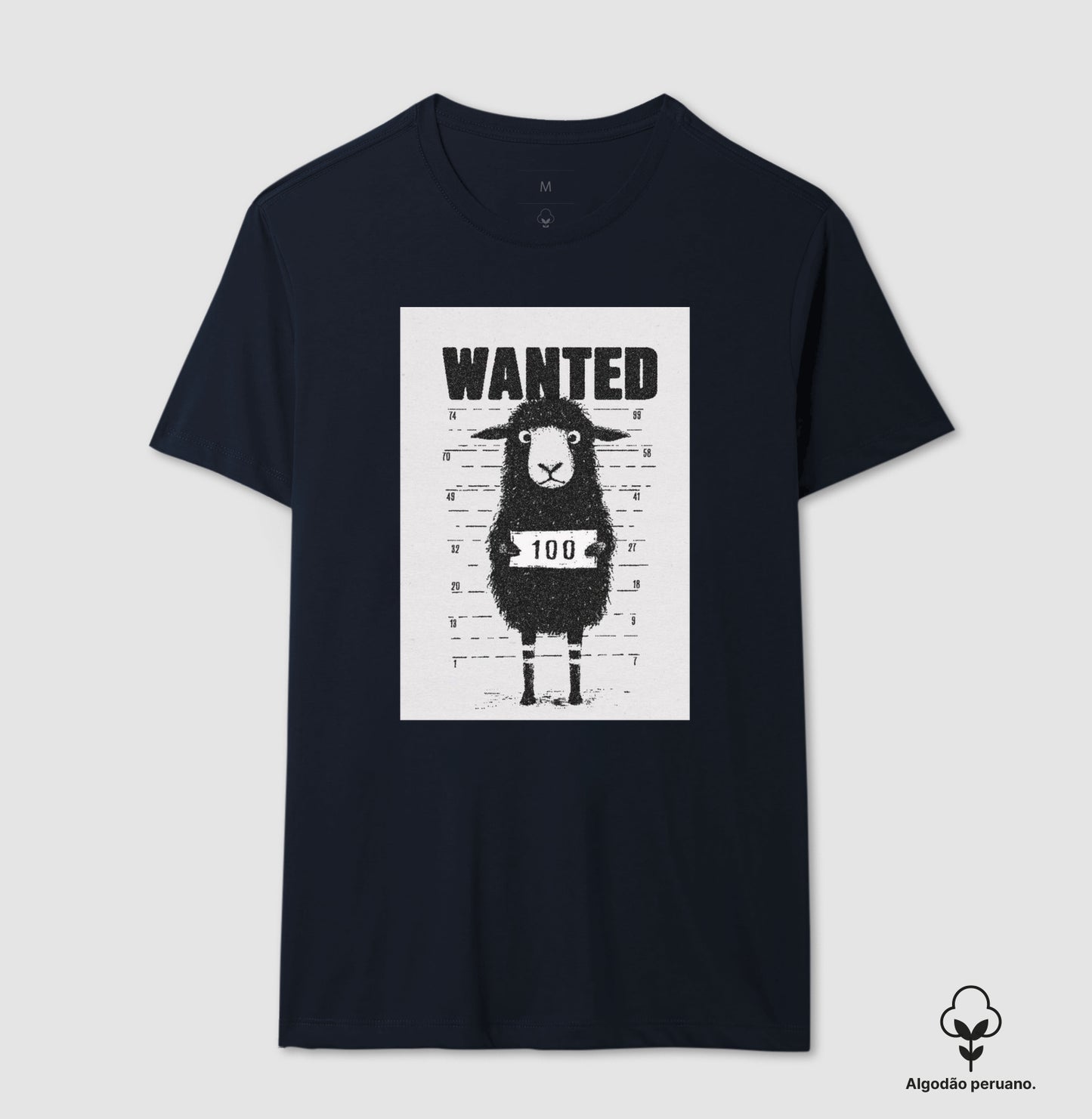 Camiseta Algodão Premium "Black Sheep"