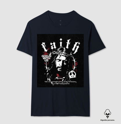 Camiseta Algodão premium "Faith"