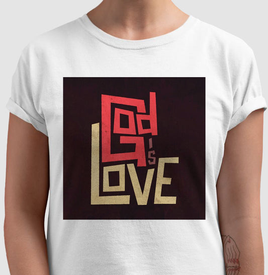 Camiseta Fem "God is Love"