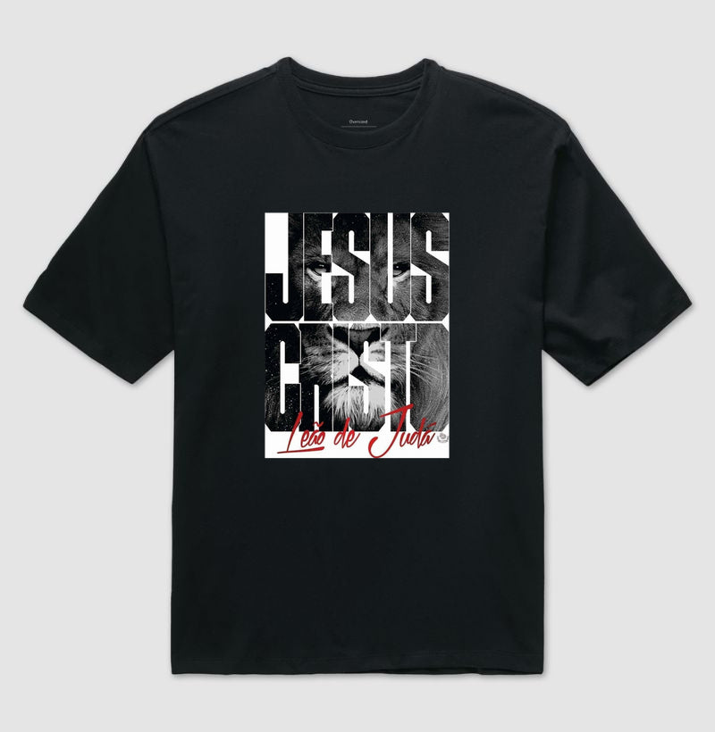 Camiseta Oversized "Leão da Tribo"