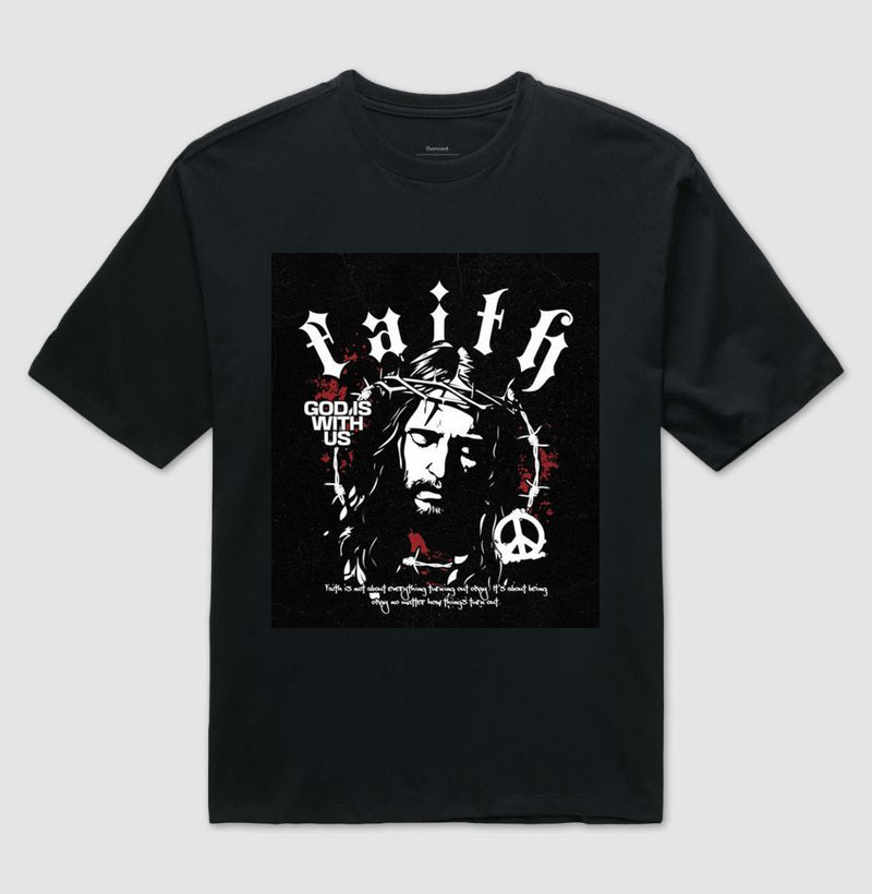 Camiseta Oversized "Faith"