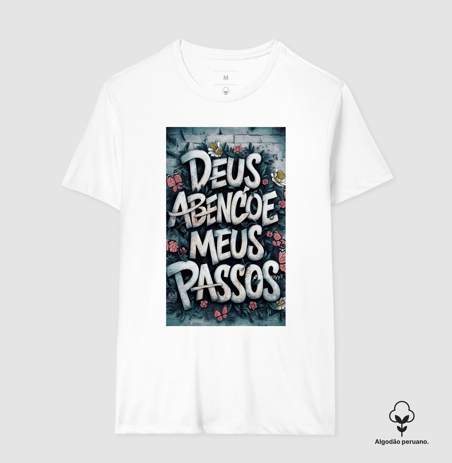Camiseta Algodão Premium "Abençoados"