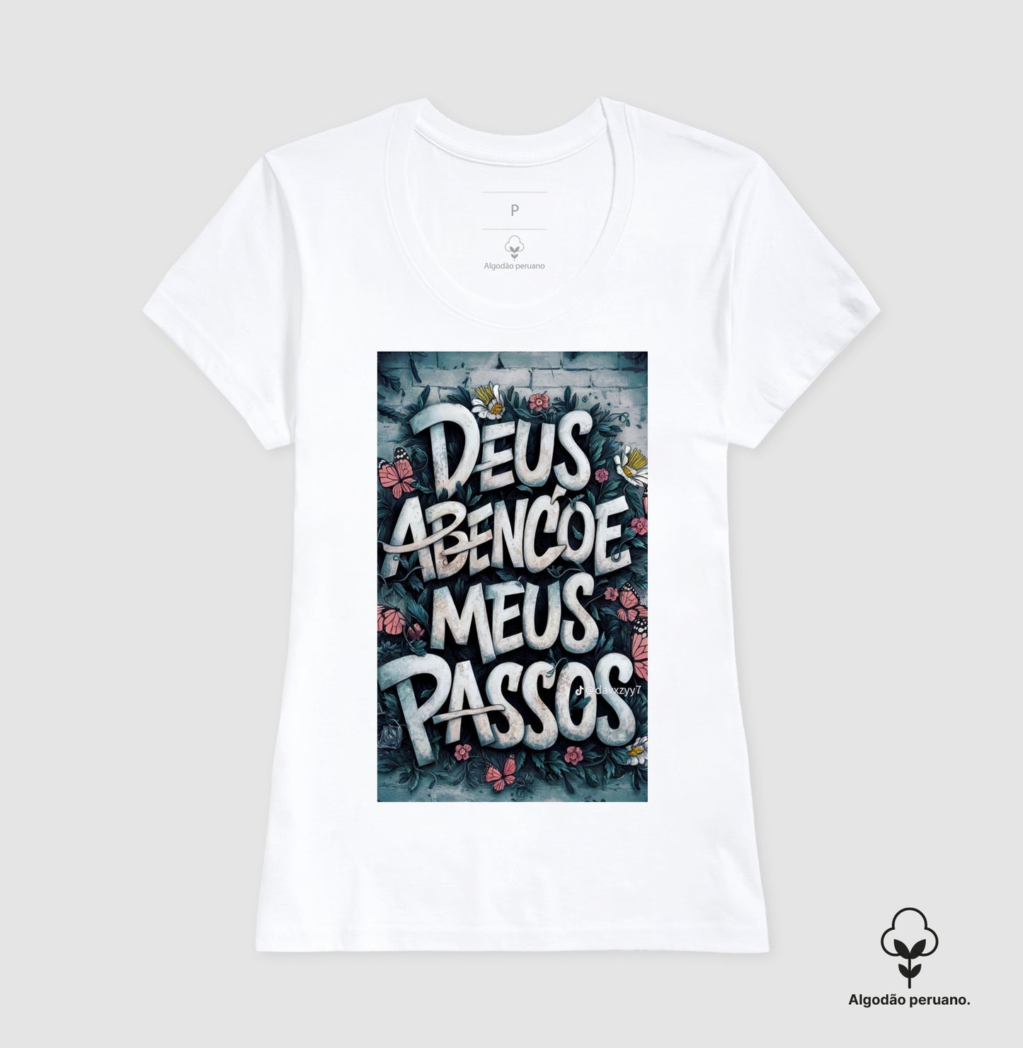 Camiseta Algodão Premium "Abençoados"