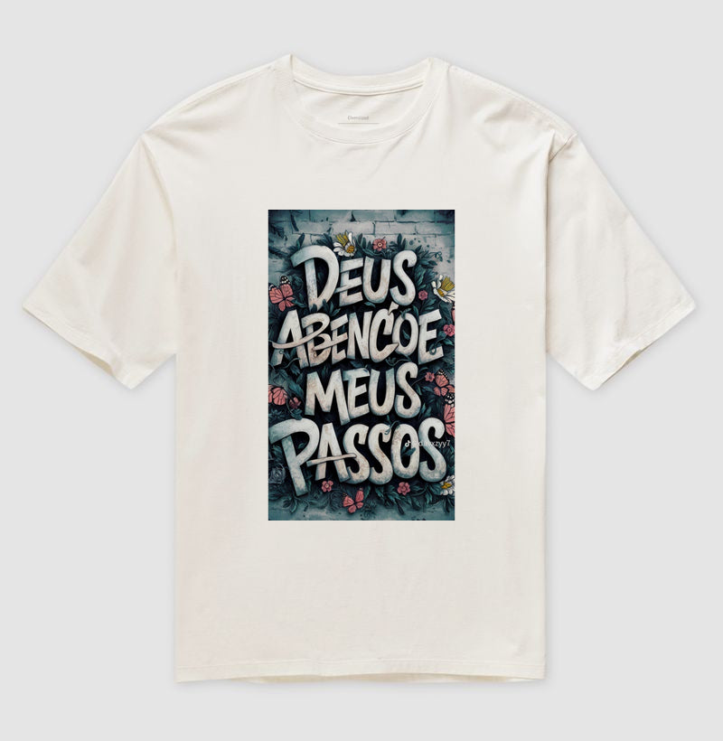 Camiseta Oversized "Abençoados"