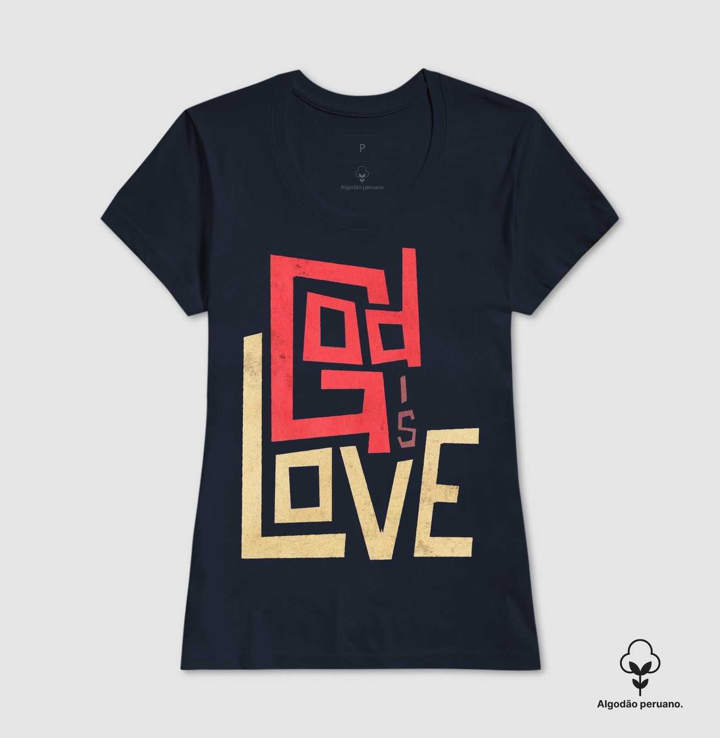 Camiseta Algodão Premium "God is Love 2"