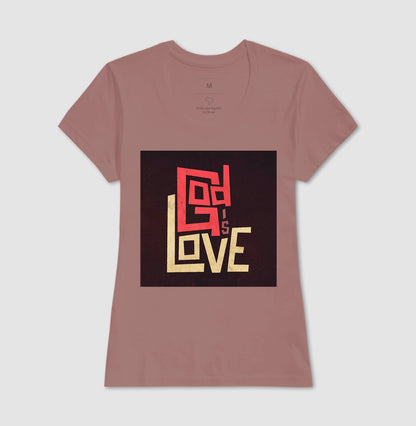 Camiseta Fem "God is Love"