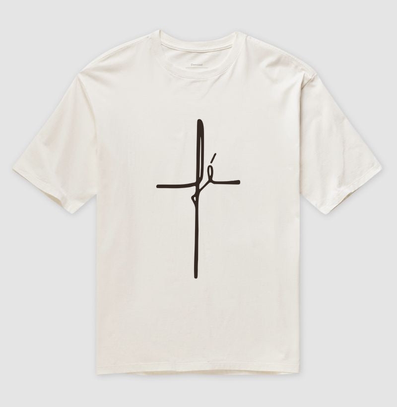 Camiseta Oversized  "Fé Basic 1 "