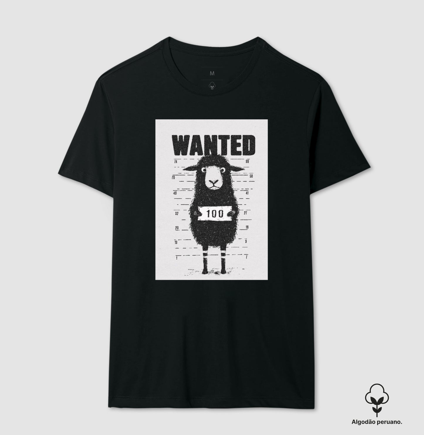 Camiseta Algodão Premium "Black Sheep"