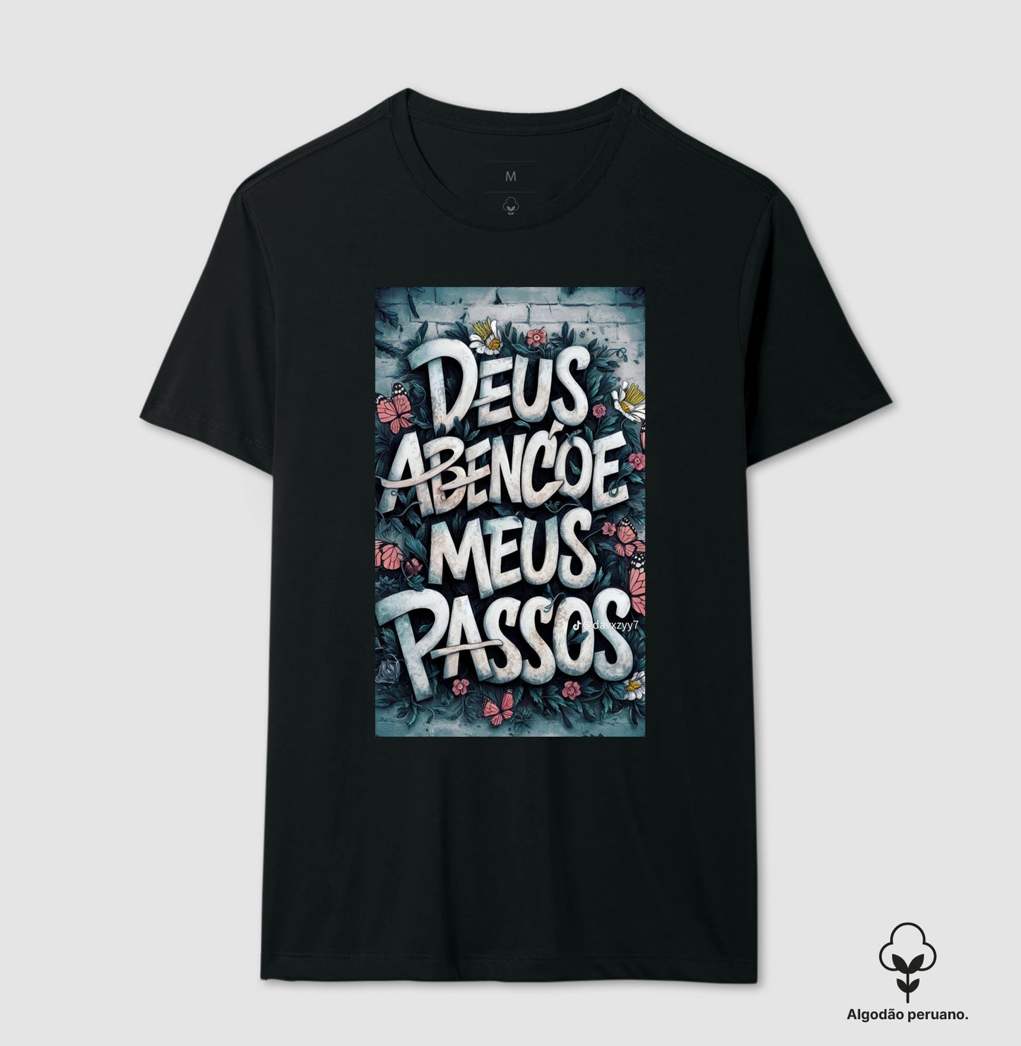 Camiseta Algodão Premium "Abençoados"