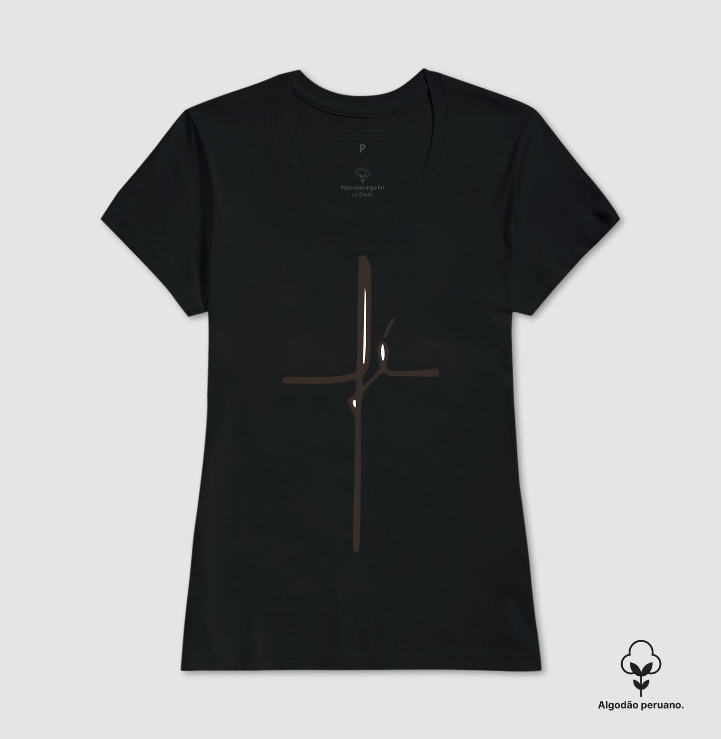 Camiseta Algodão Premium "Fé Basic 1 "