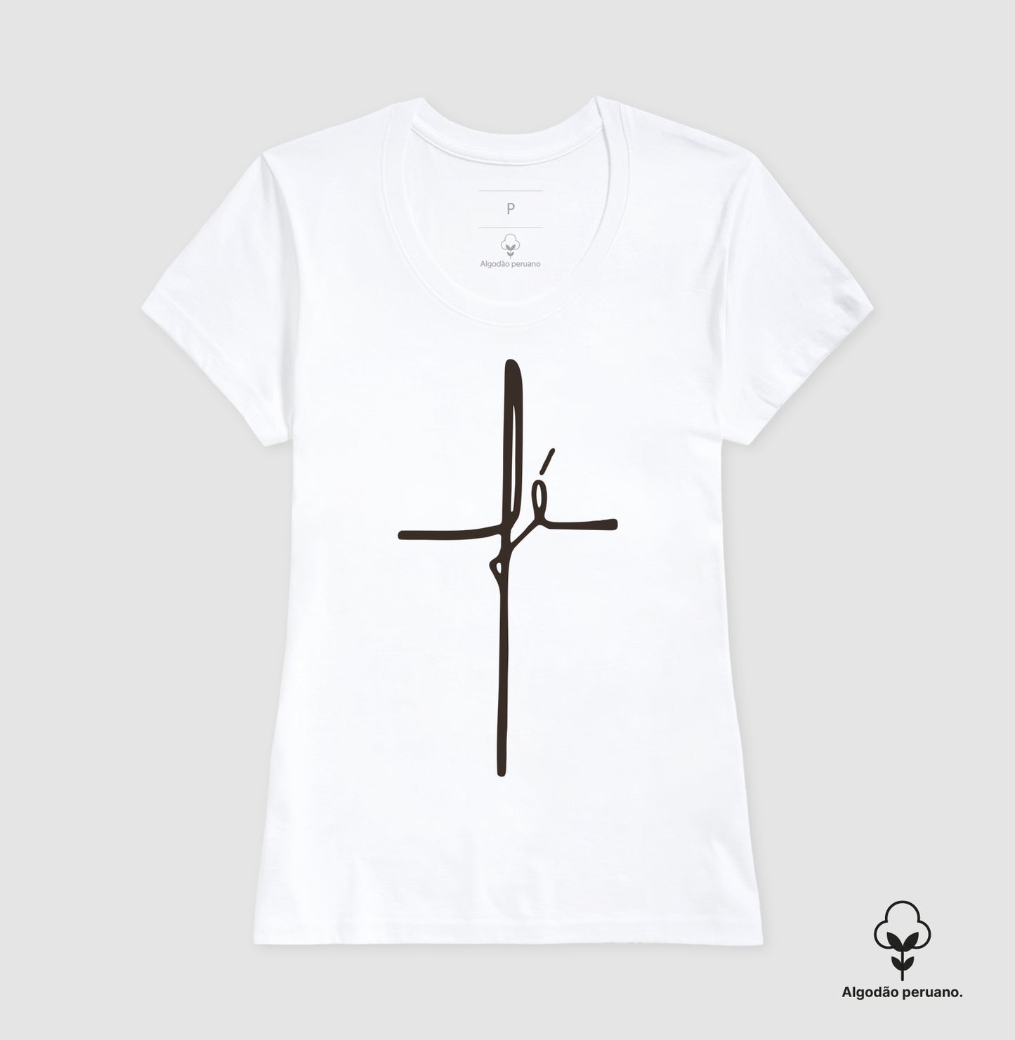 Camiseta Algodão Premium "Fé Basic 1 "