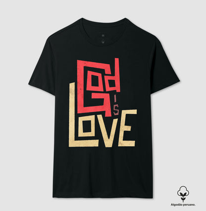 Camiseta Algodão Premium "God is Love 2"