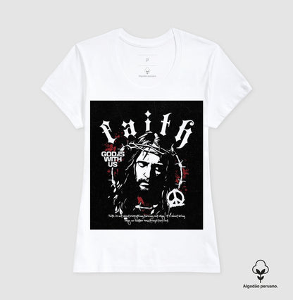 Camiseta Algodão premium "Faith"