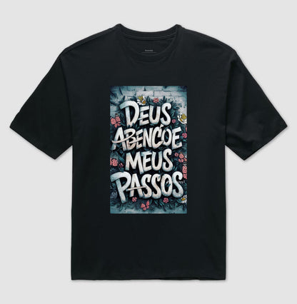 Camiseta Oversized "Abençoados"