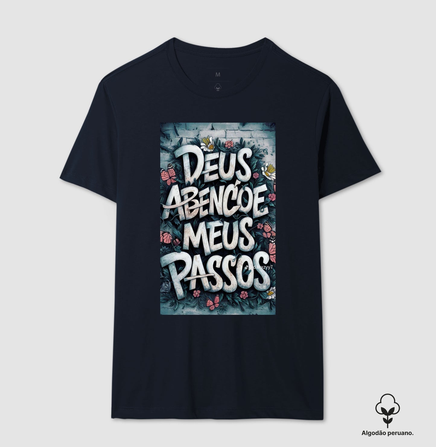 Camiseta Algodão Premium "Abençoados"