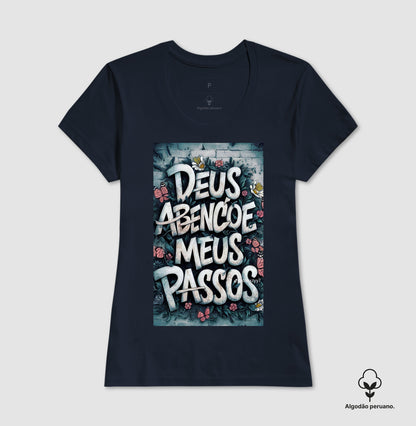 Camiseta Algodão Premium "Abençoados"